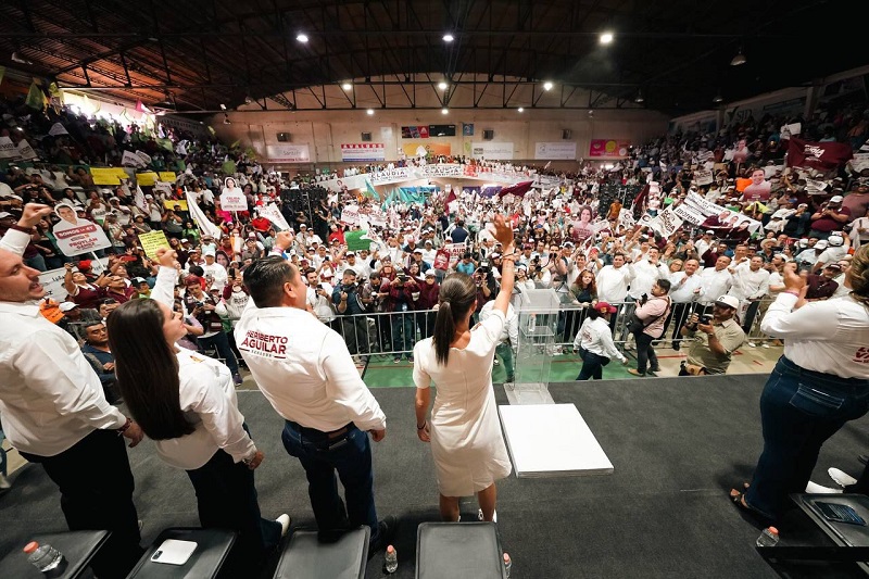 Para que no llegue la corrupción hay que votar el 2 de junio: claudia sheinbaum convoca a seguir con la cuarta transformación en sonora