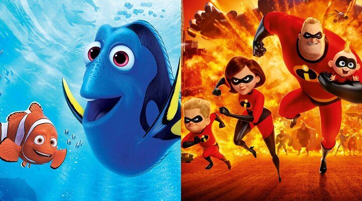 Disney y pixar Los Increíbles 3 Buscando a Nemo 3