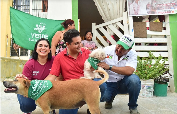 Estefanía Mercado promete brigadas de bienestar animal y clínicas veterinarias gratuitas en Solidaridad