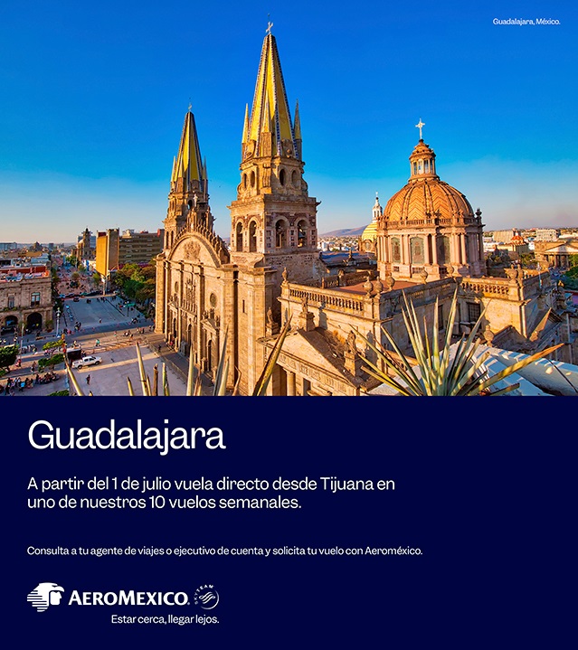 Guadalajara tendrá nueva ruta aérea con Tijuana