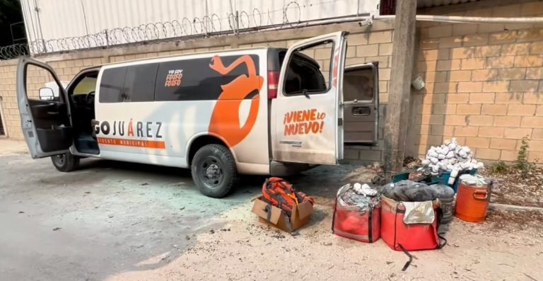 Incendian camioneta de campaña de Hugo Juárez, aspirante a la alcaldía de Ciudad del Carmen