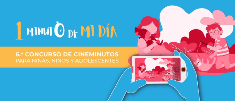 Invitan a niñas, niños y adolescentes a participar en la sexta edición del concurso de cineminutos “Un minuto de mi día”