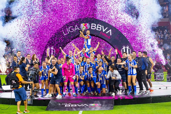 Rayadas, campeonas del Clausura 2024 de la Liga MX Femenil