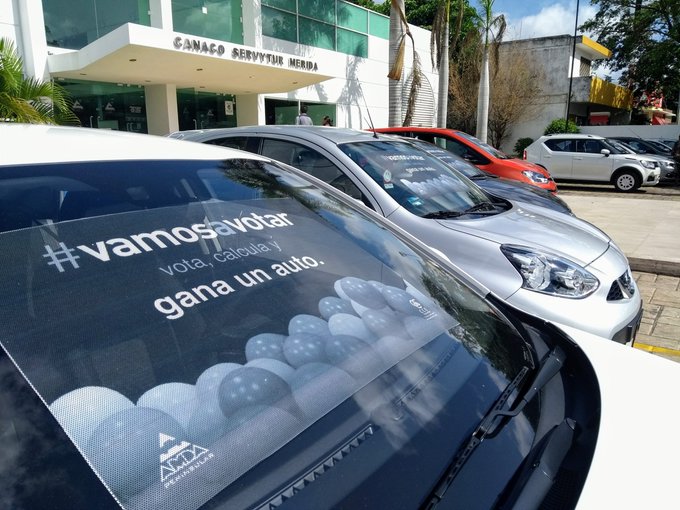 “Sal a votar” y gana un auto en Yucatán