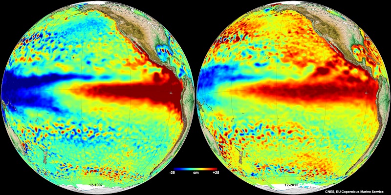 Por efectos del fenómeno “El Niño” existe un 98% de probabilidades de que los próximos cuatro años sean un horno para la humanidad