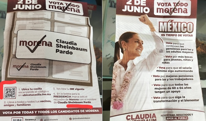 Aclara Sepomex entrega de propaganda política en viviendas