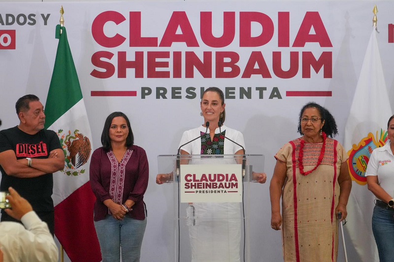 Plantea Claudia Sheinbaum denuncia anónima y tipificar como grave la extorsión para combatir este delito en Guerrero