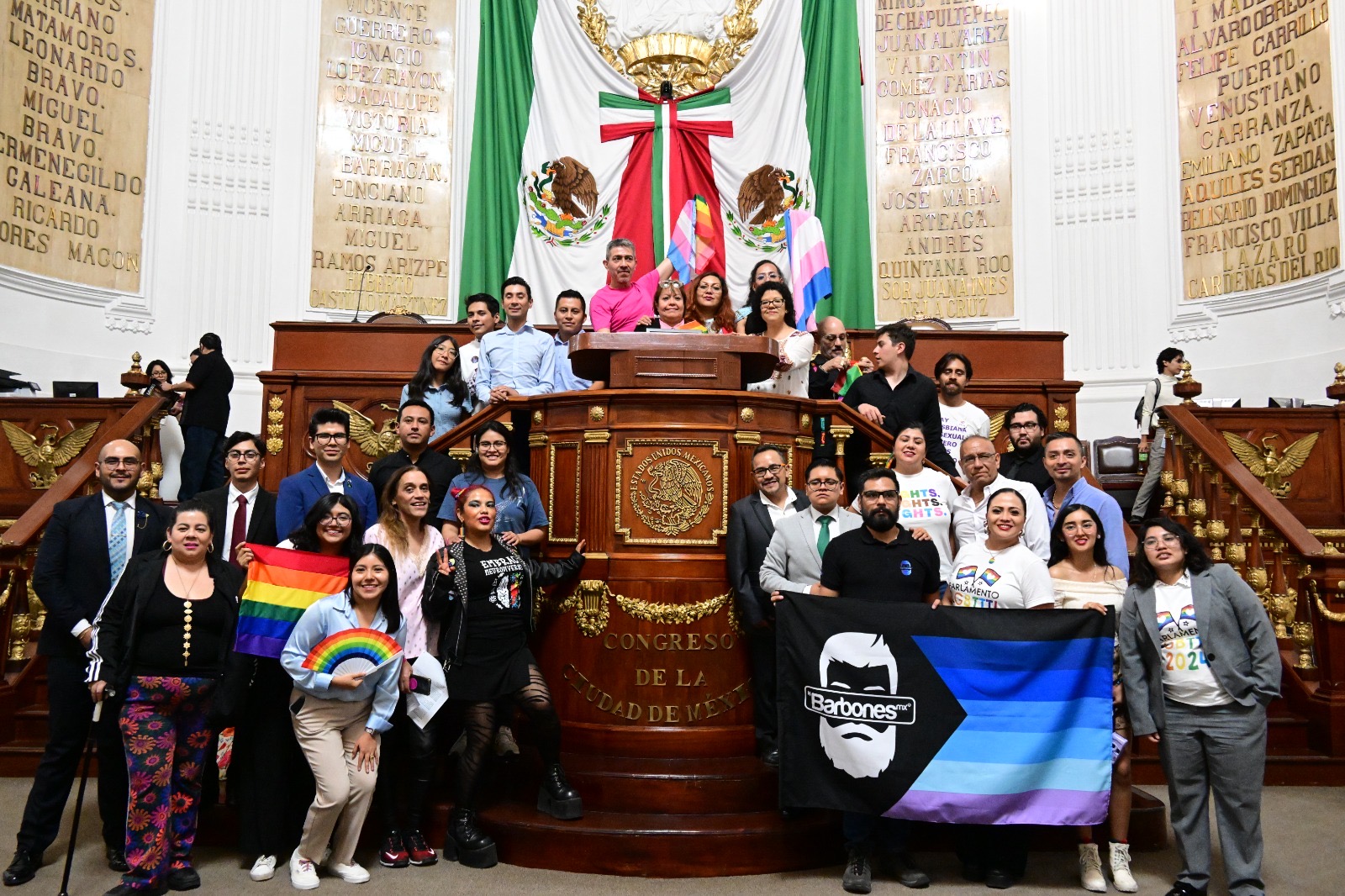 Congreso de CDMX da la bienvenida al Parlamento de la Diversidad Sexual