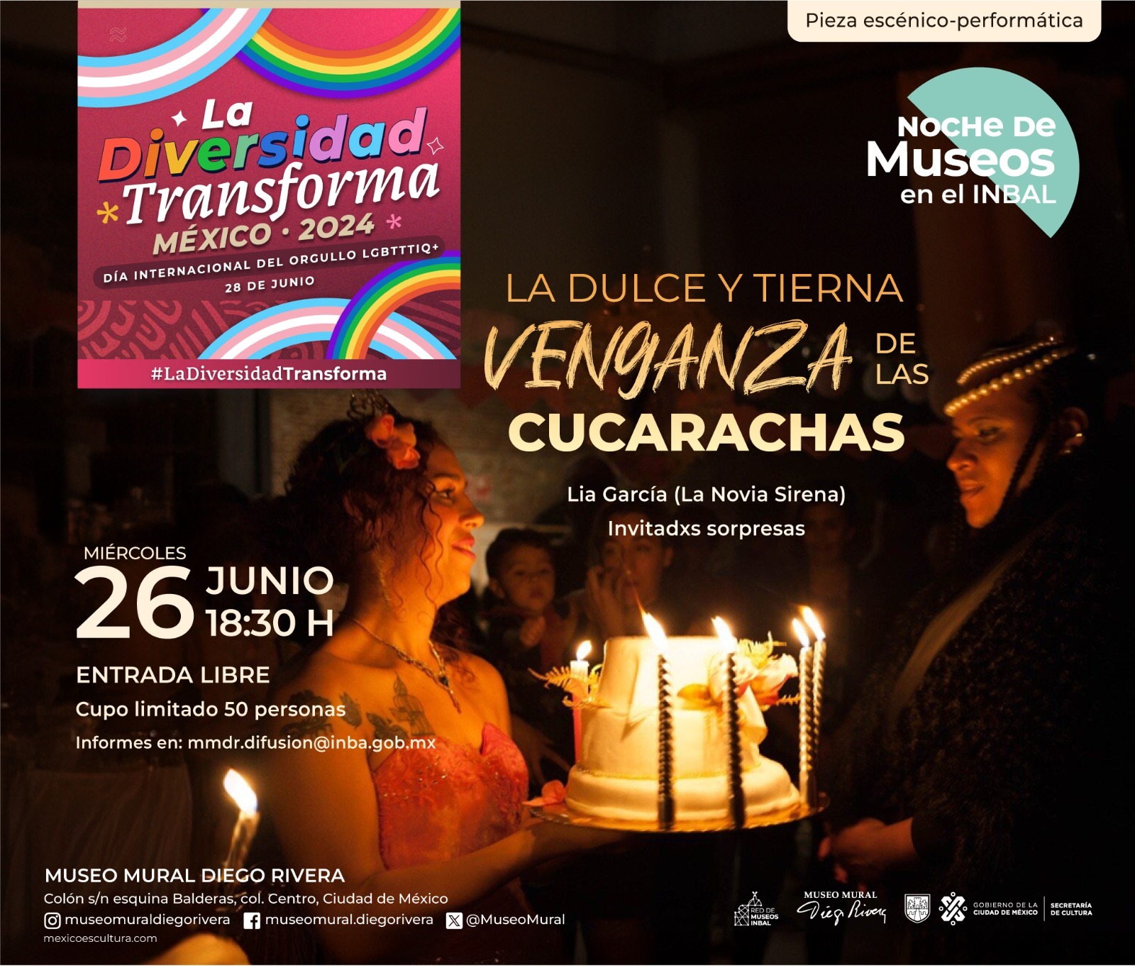 El MMDR conmemora el Día Mundial de la Diversidad Sexual con un programa cultural único