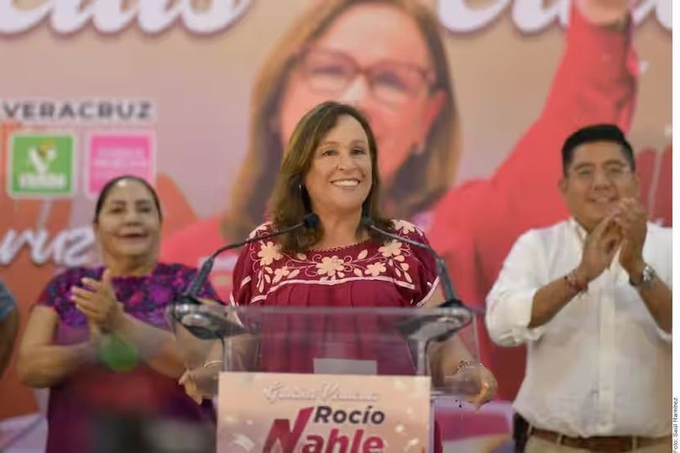 Rocío Nahle, con ventaja en conteo rápido a la gubernatura de Veracruz