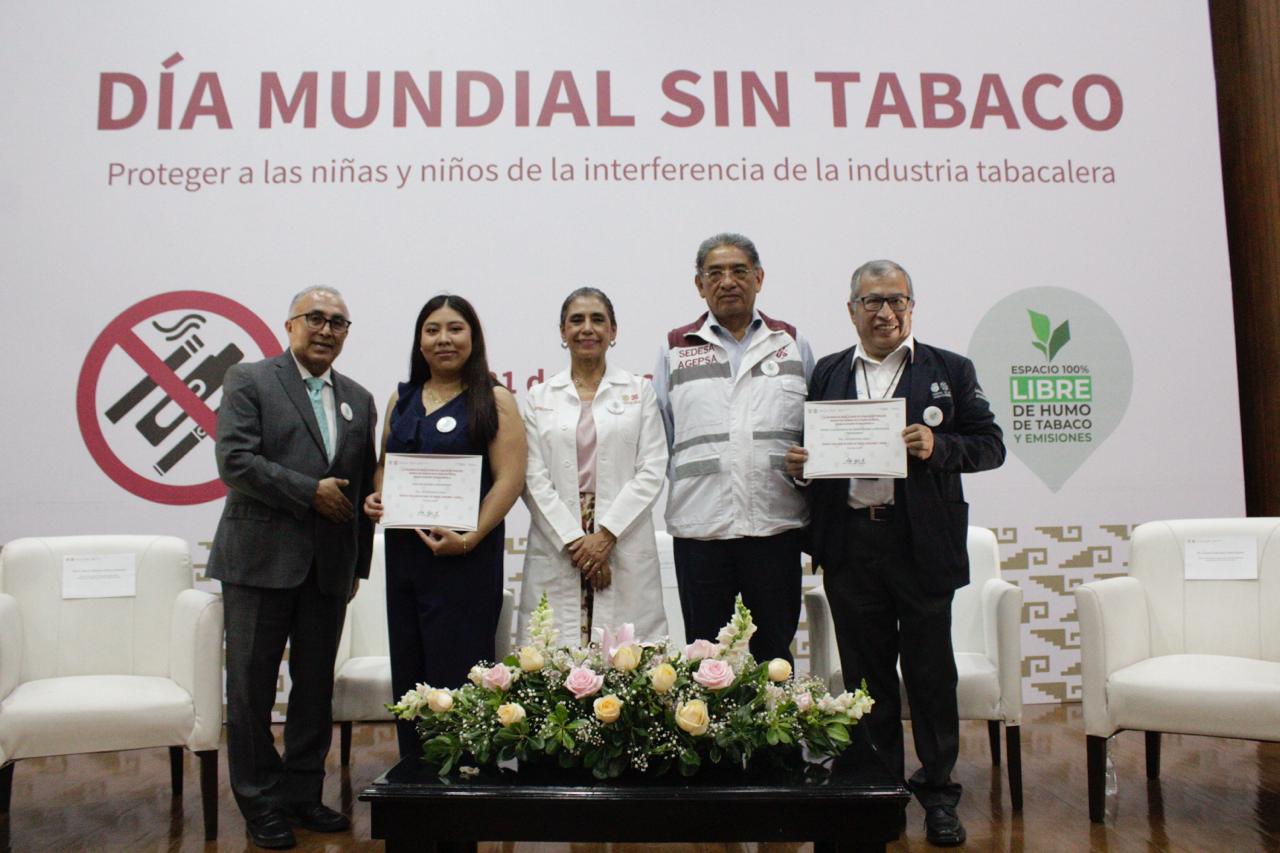 SEDESA celebra el Día Mundial Sin Tabaco con reconocimientos a instituciones comprometidas