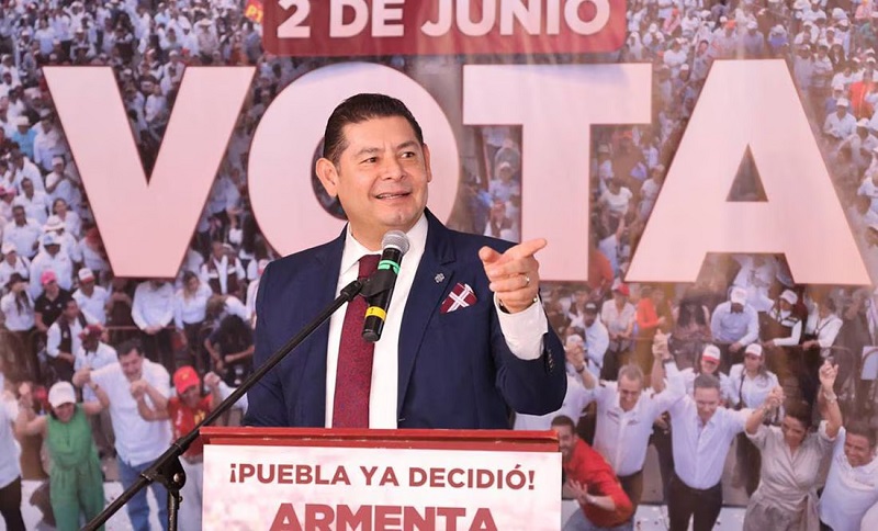 Alejandro Armenta: encuesta de salida de N+ lo proyecta como ganador en Puebla