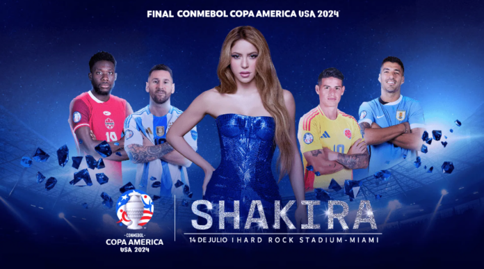 Shakira actuará en la final de la Copa América 2024