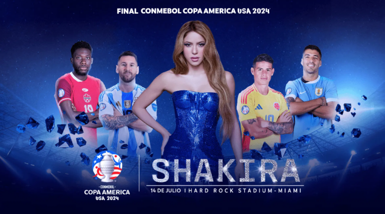 Shakira actuará en la final de la Copa América 2024