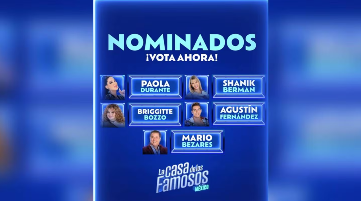 La casa de los famosos México nominados