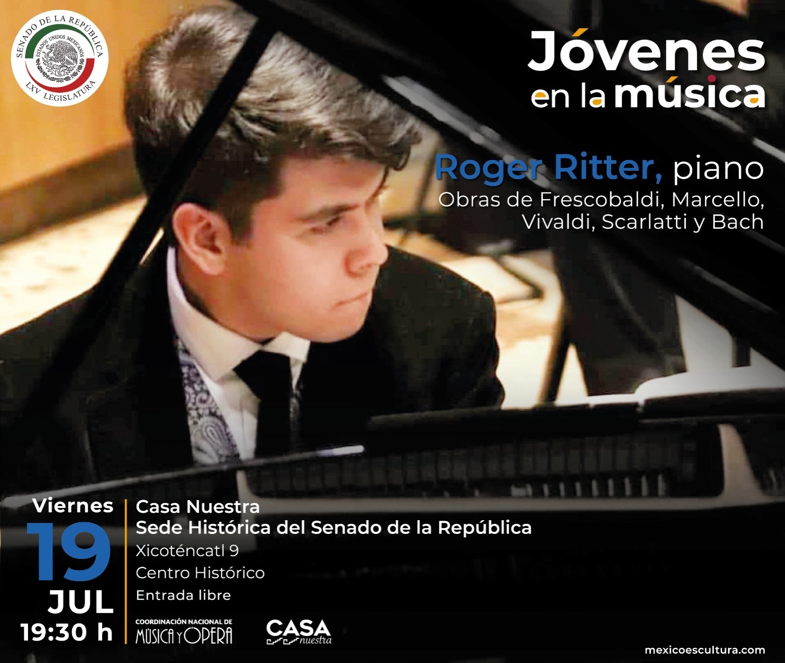 El pianista Roger Ritter ofrecerá un concierto de música barroca