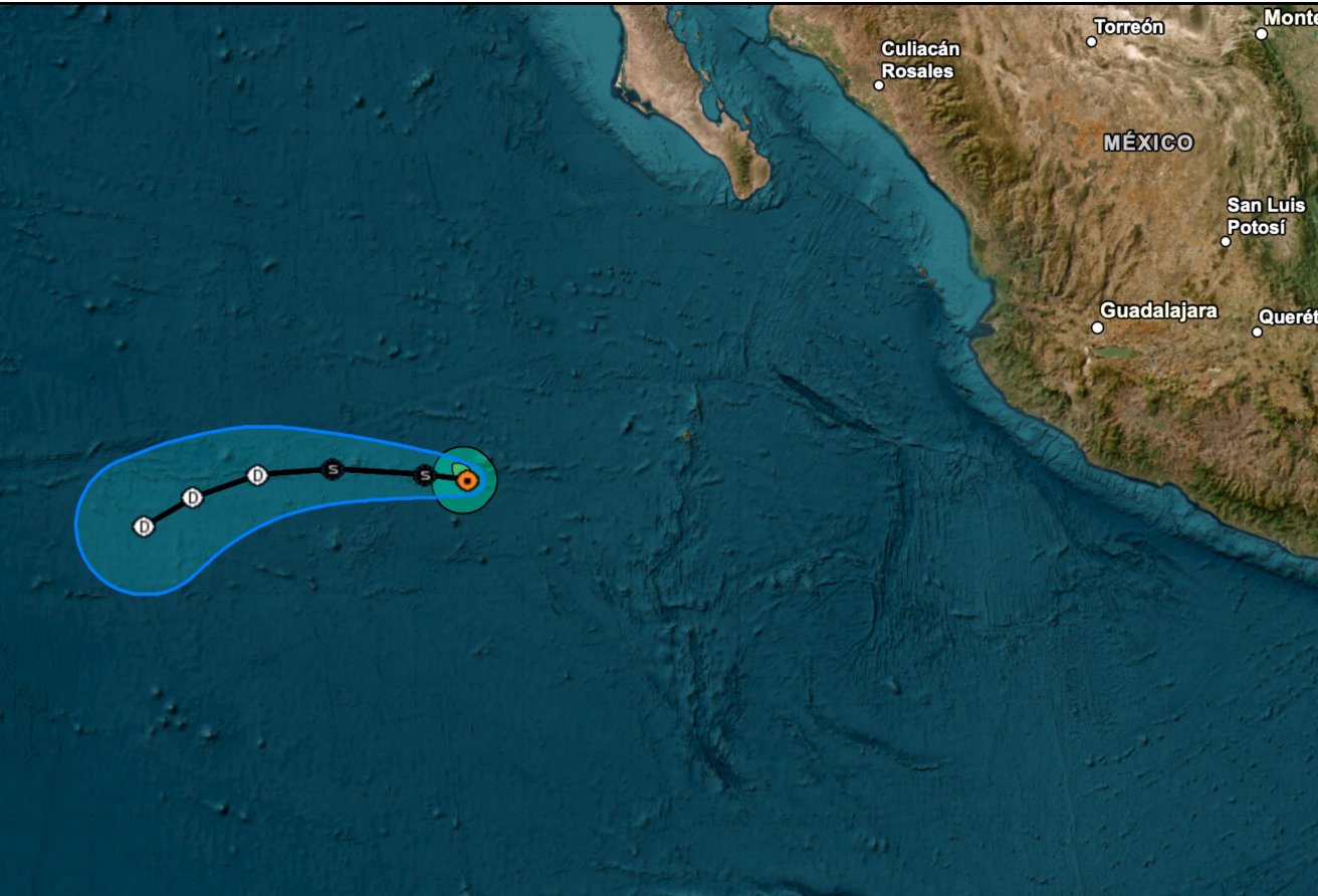 Se forma la tormenta tropical “Bud” en el Pacífico; lejos de costas mexicanas