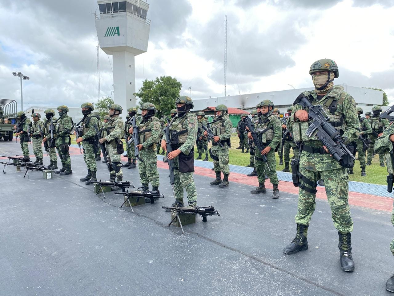 Sedena refuerza labores de seguridad en Nuevo Laredo con 100 elementos de élite