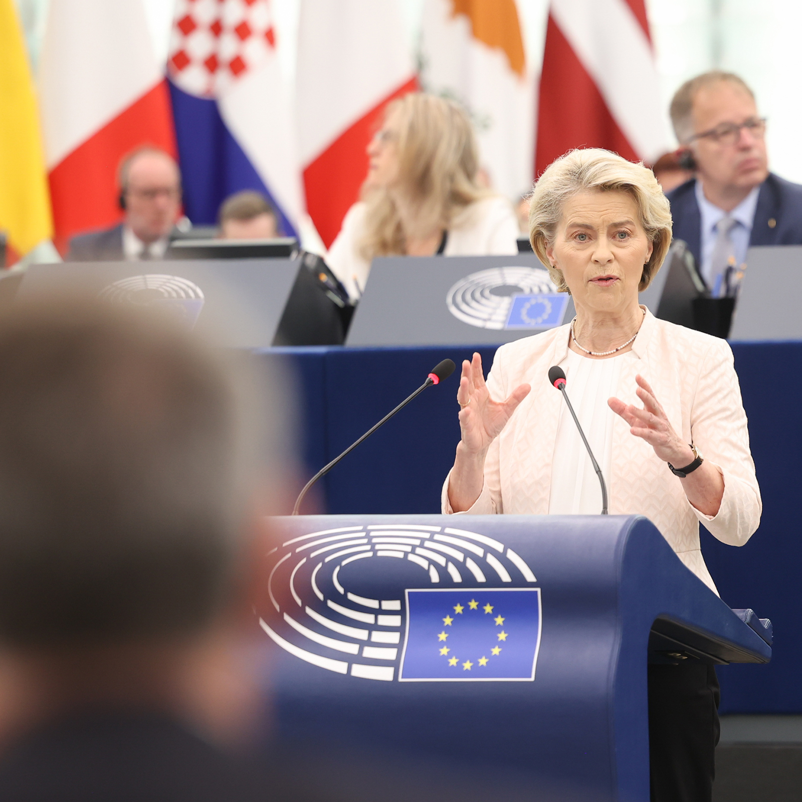 Ursula von der Leyen es reelegida como presidenta de la Comisión Europea