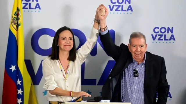 Victoria de Edmundo González en Venezuela es “apabullante” con 73.2% de las actas: María Corina Machado