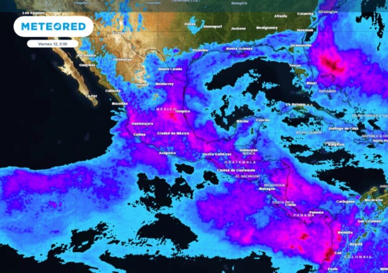 SMN prevé fuertes lluvias en al menos 10 estados por ondas tropicales 8 y 9