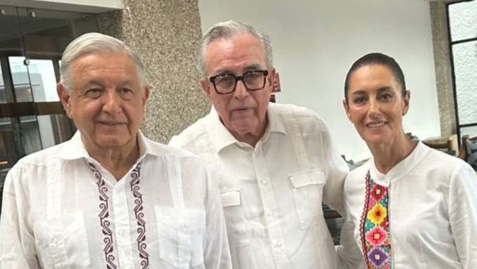 AMLO y Sheinbaum ‘dan espaldarazo’ a Rubén Rocha, gobernador de Sinaloa