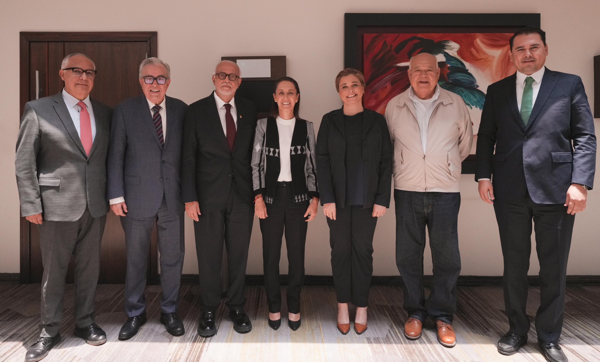 Claudia Sheinbaum se reúne con gobernadores de la región noroeste