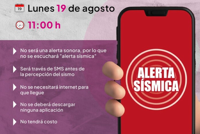 Harán prueba de la Alerta Sísmica en los teléfonos celulares