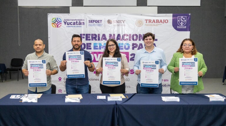 Invitan a la próxima "Feria Nacional de Empleo para Jóvenes 2024" en Mérida