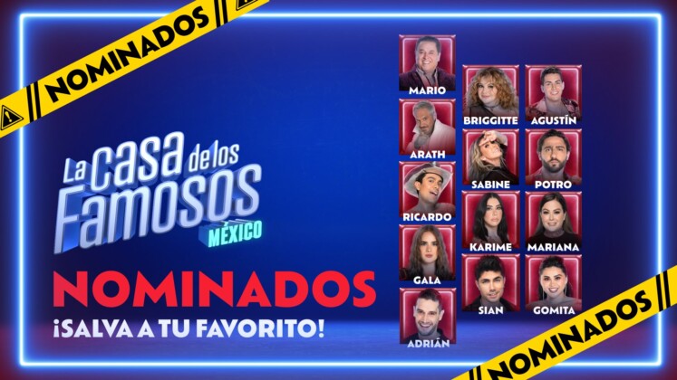 La casa de los famosos México nominados