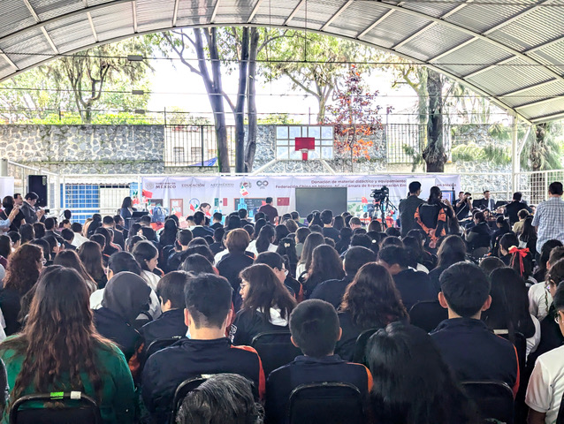 China y México Unidos por la Educación: realizan importante donativo a la SEP