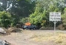 Se registra quema de autos y narcobloqueos en Buenavista, Michoacán