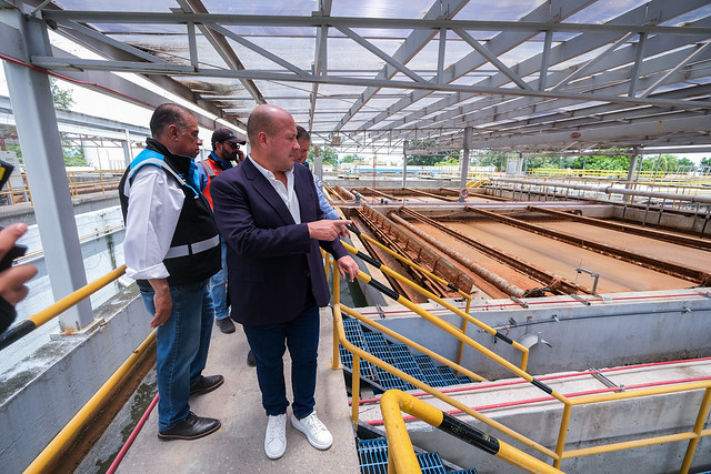 Supervisan trabajos de ampliación y modernización de la planta potabilizadora San Gaspar, Jalisco