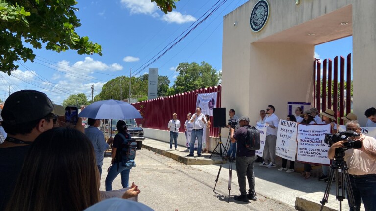 Trabajadores del Poder Judicial en Yucatán se suman al paro nacional