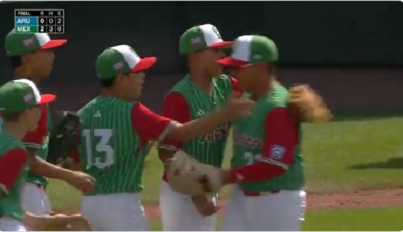 Mexicanos consiguen un juego sin hit ni carrera en la Serie Mundial de Ligas Pequeñas 2024