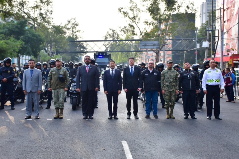 Batres refuerza seguridad en Cuauhtémoc con despliegue de más de 3 mil elementos