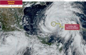 Gobierno de Yucatán vigila la trayectoria del 'Helene'