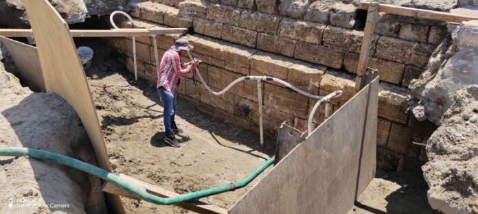 INAH localiza vestigios de antigua muralla del puerto de Veracruz