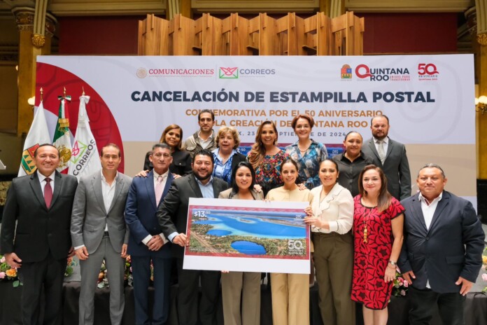 Quintana Roo tendrá estampilla postal por sus 50 años