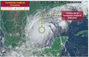 Se forma la tormenta tropical ‘Francine‘ en el Golfo de México