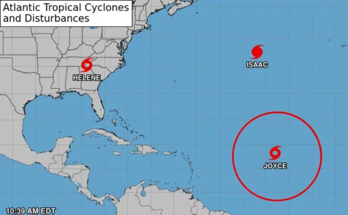 Tormenta tropical 'Joyce' se forma en el Atlántico