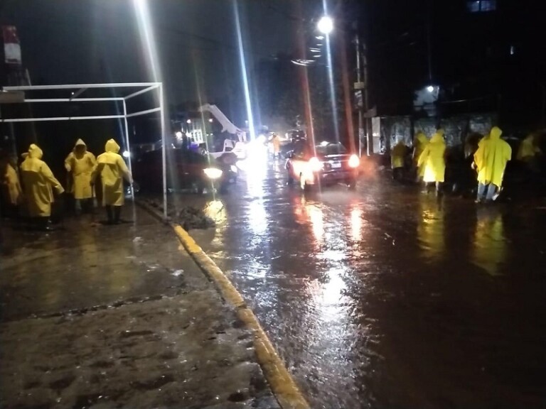 Atiende Naucalpan deslaves e inundaciones por lluvias