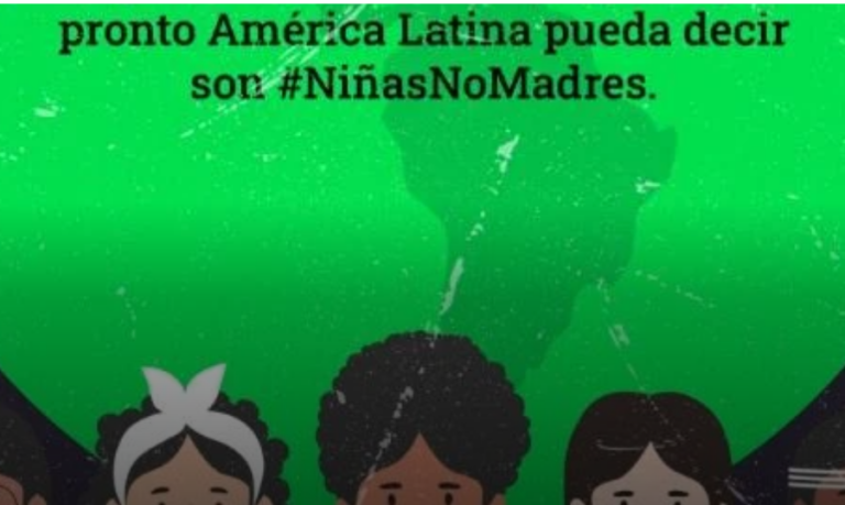 El movimiento de Son Niñas, No Madres busca que se garanticen los derechos sexuales y los derechos reproductivos de las niñas en México y toda la región