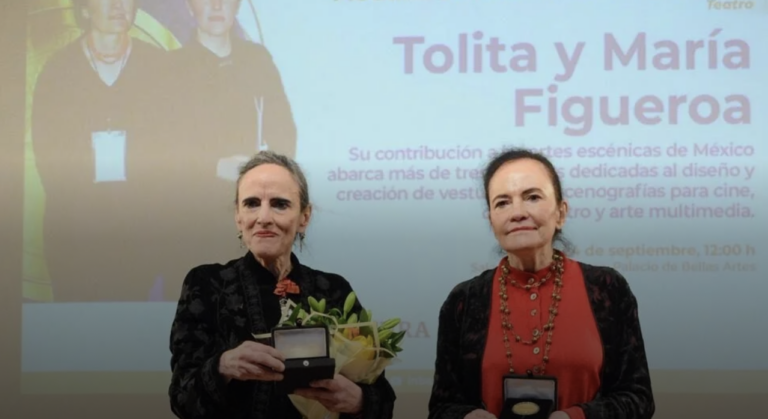 Reconoce el Inbal la contribución de María y Tolita Figueroa al arte escénico, desde el vestuario y la escenografía