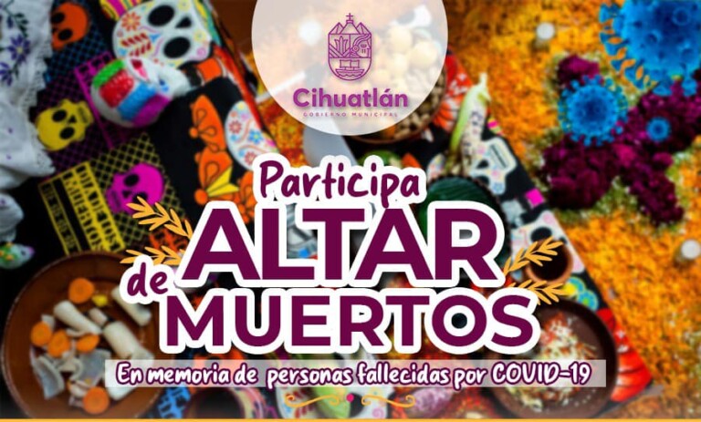 Cihuatlán celebrará el Día de Muertos con altares, verbenas y recorridos temáticos