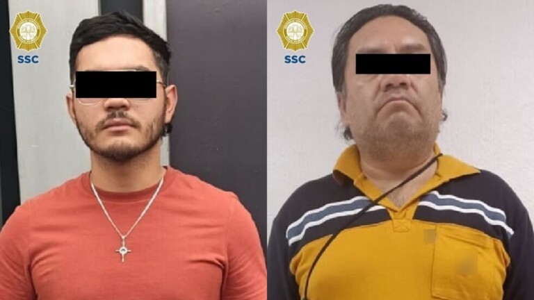 Detienen a dos montachoques en inmediaciones del AICM por intento de extorsión