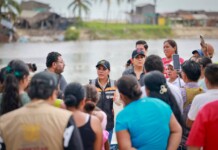 Evelyn Salgado visita comunidades de la Costa Grande de Guerrero tras 'John'