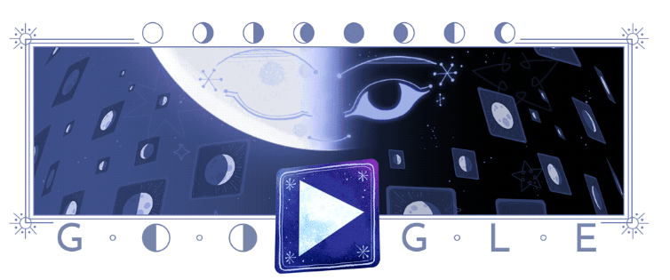 Google celebra el último Cuarto Creciente de octubre con un Doodle interactivo