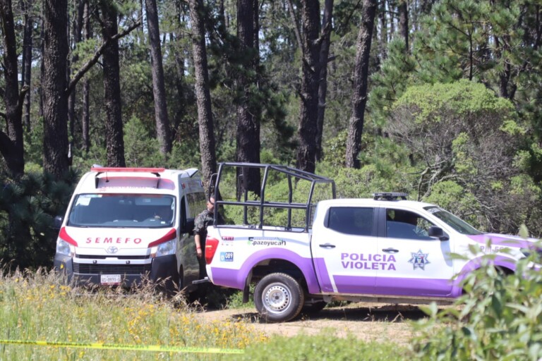 Hallan restos humanos en bolsas negras en Epazoyucan, Hidalgo