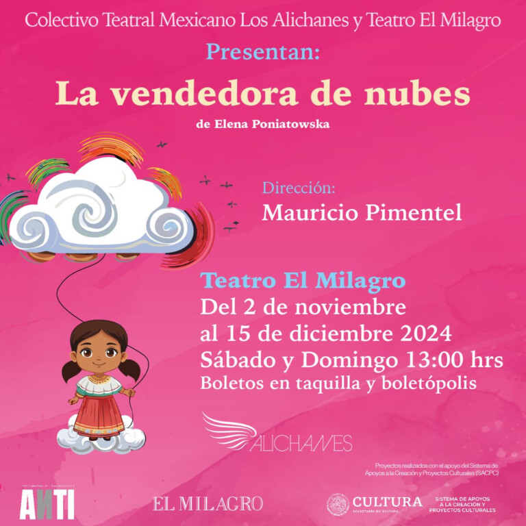 La vendedora de nubes llega al Teatro El Milagro: un viaje de sueños para toda la familia